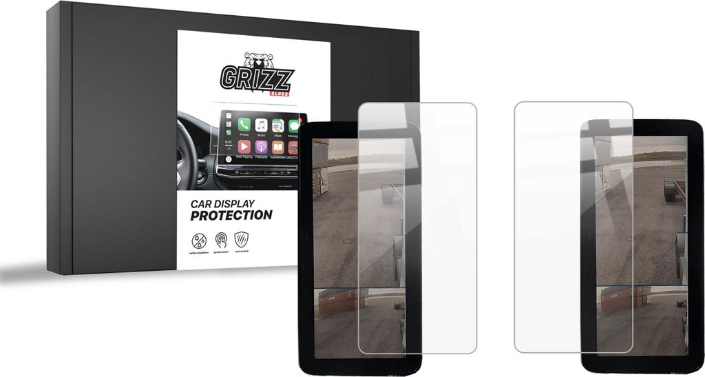 Keramische Autodisplayfolie 2in1 für Mercedes Actros F Mirrors (2021-2024), Grizz Protector