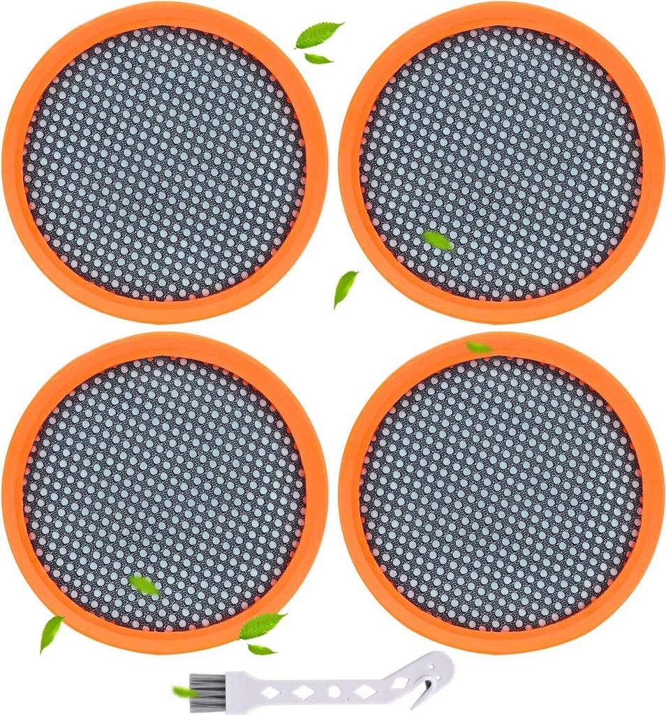 4er Pack FC8009/01 Filter für Philips Akkustaubsauger Produktbild 