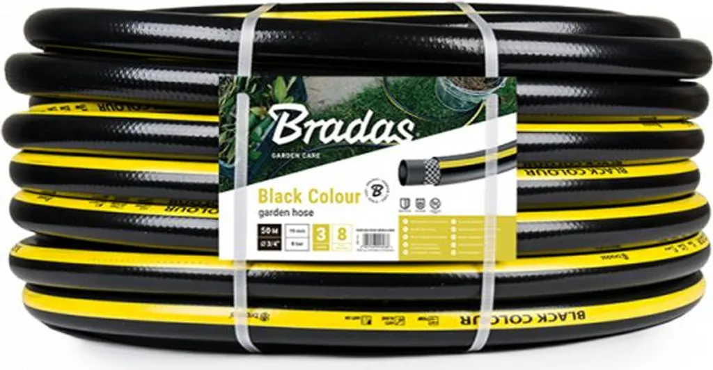 Tuyau d'arrosage 50m de type 3/4 pouces pour jardinage et entretien