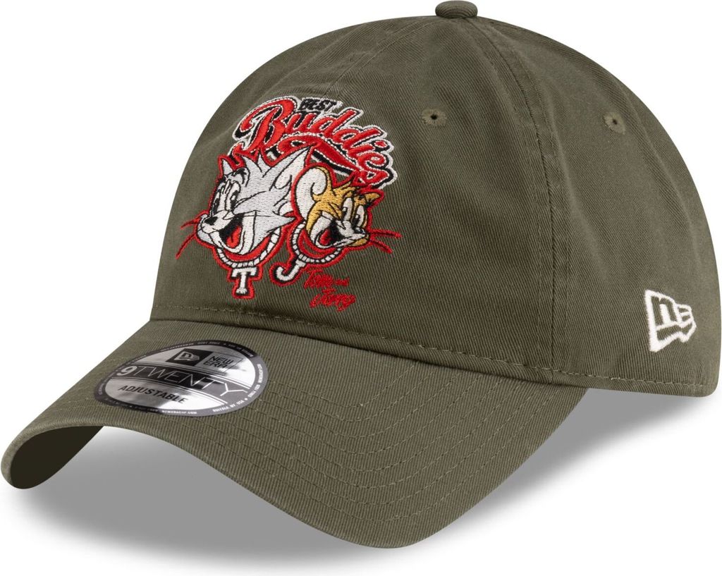 New Era 9TWENTY Strapback Cap Tom & Jerry olive
