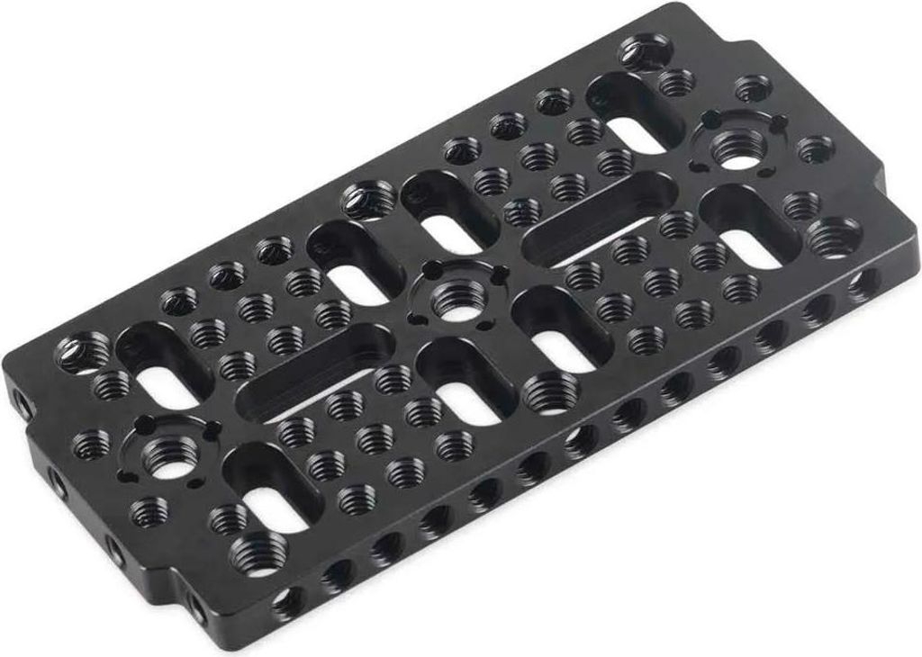 SmallRig 1681, Montageplatte, Schwarz, Aluminium, 1/4, 3/8", China, 83 mm