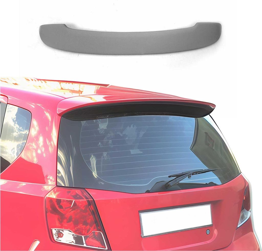 Heckspoiler Dachspoiler für Chevrolet Aveo Schrägheck 2005-2012 Grundiert ABS