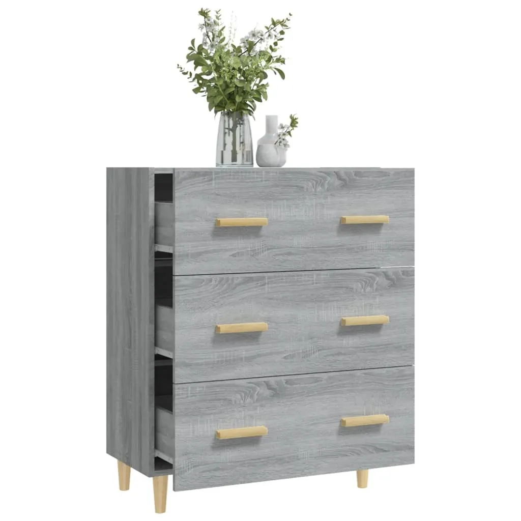 Madia Salvaspazio Grigio Sonoma 70x34x90 cm | The Living Store Online - 7