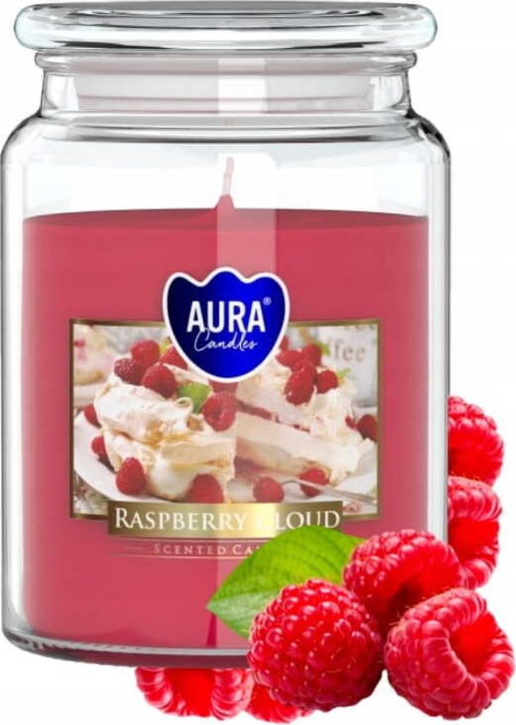 Bougie dans un verre DESSERT À LA FRAMBOISE 500 g Image du produit 