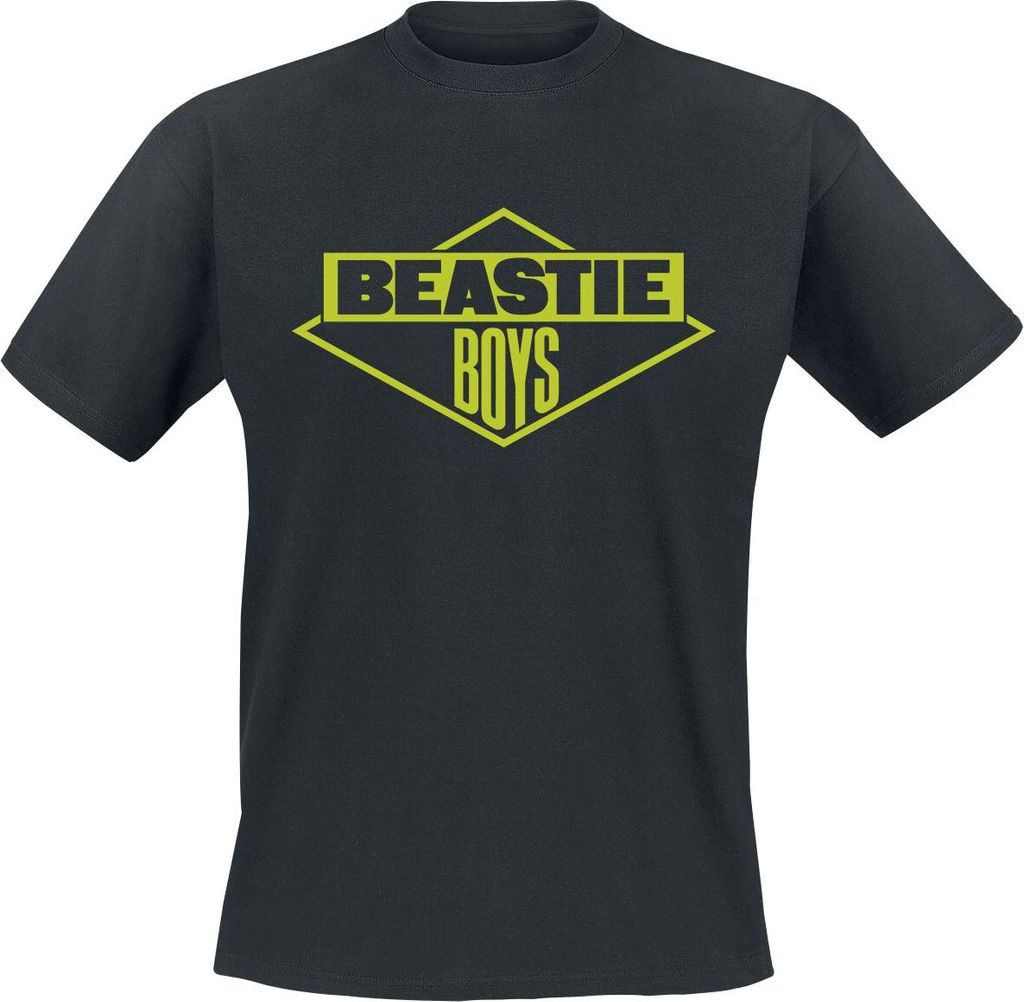Beastie Boys T-Shirt Herren Logo schwarz Band-Merch, Bands 100% Baumwolle XXL