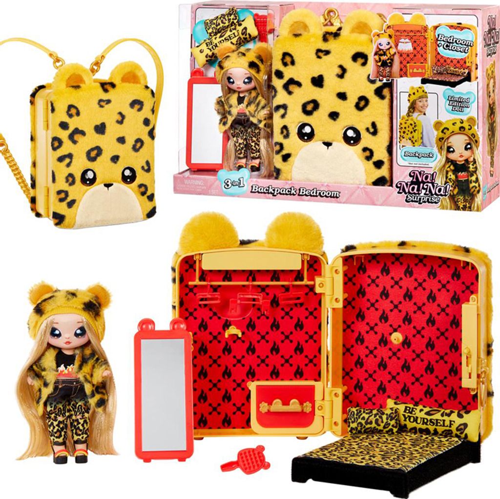 MGA Na! Na! Na! Surprise Batoh 3v1 ložnice Jennel Jaguar Obrázek produktu 