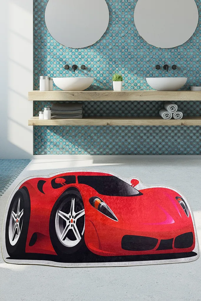 Tapis de bain décoratif et antidérapant, confort pieds nus CHL5195