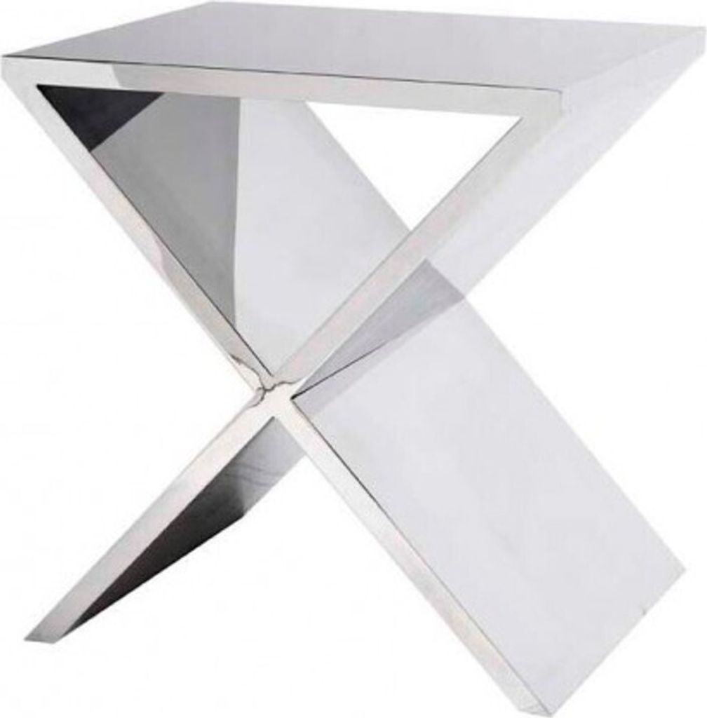 Casa Padrino Luxus Art Deco Designer Beistelltisch 46 x 56 x H. 59 cm - Luxus Kollektion