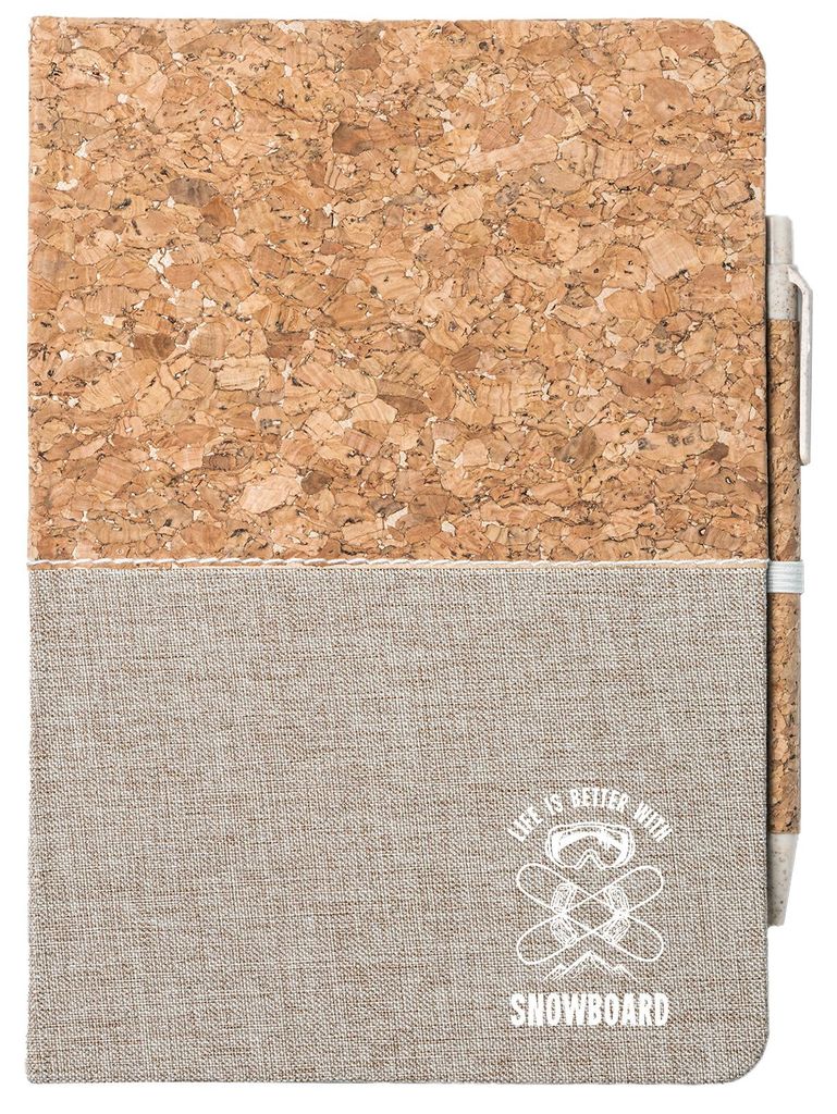 Huuraa Notizbuch A5 Snowboard life is better 80 Blatt inkl. Kugelschreiber Tagebuch Geschenkidee