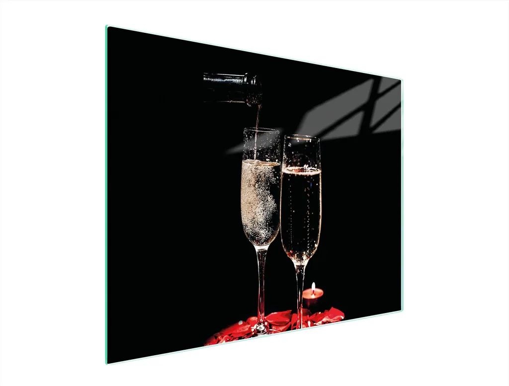 Tagliere in Vetro 52x40 Vino | Copri Piano Cottura in Vetro Temperato