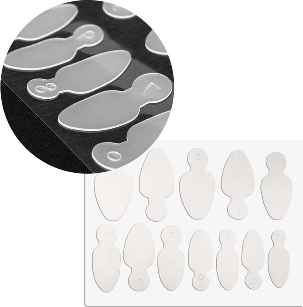 Combo-System Dual-Form Silikonformen für French MollyLac oval 12 Stück