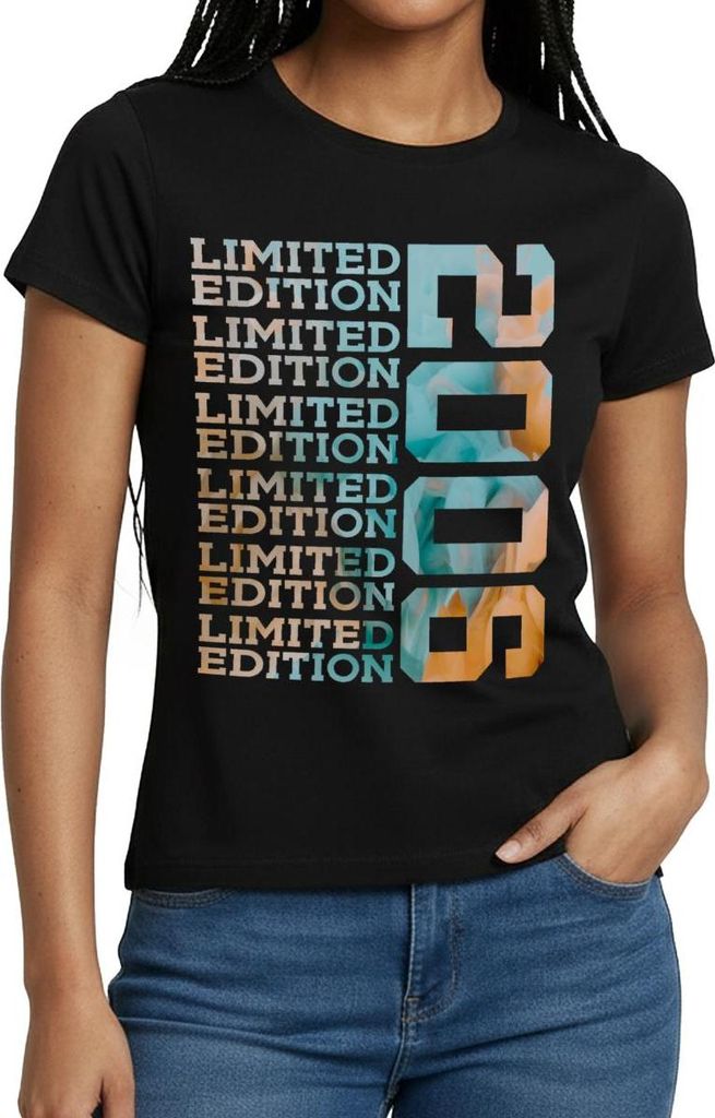 Spreadshirt 2006 Limited Edition Jahrgang Geburtstag | 20. Geburtstag Frauen T-Shirt, L, Schwarz