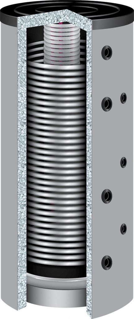 TWL Hochleistungs Hygiene Kombispeicher KEH-800 1 Wärmetauscher Heizung