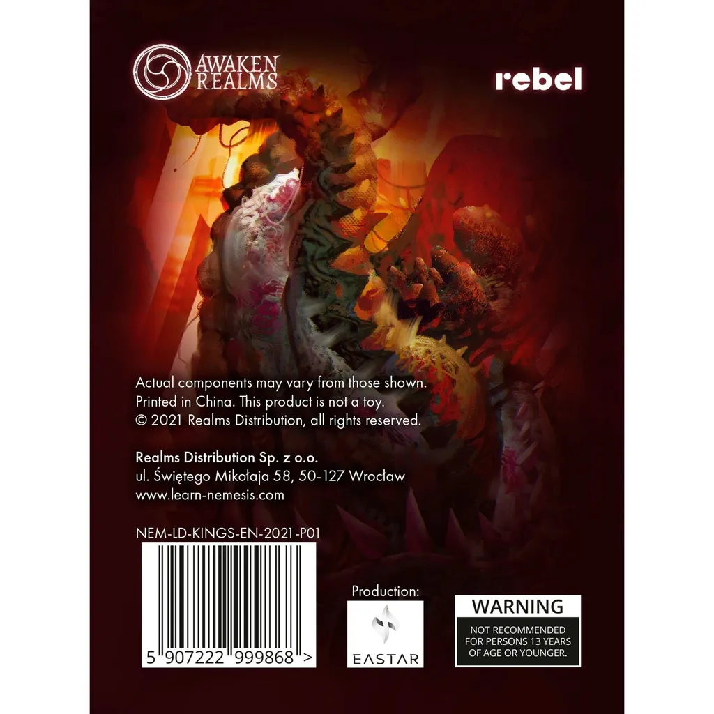 Nemesis Lockdown Kings Extension Jeu de Plateau Version ENG Stratégie - 2