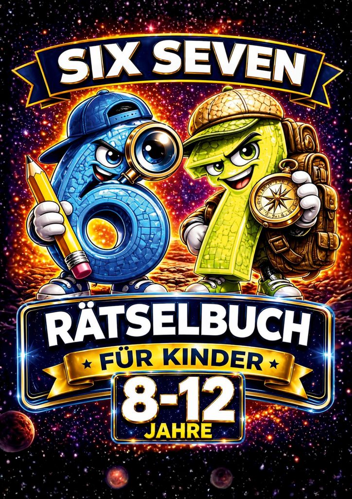 67 Six Seven. Rätselbuch für Kinder 8-12 Jahre Produktbild 