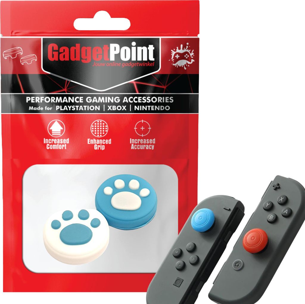 Thumbgrips - Thumb Grips voor Nintendo Switch Joy-Con Controllers - Gaming Thumbgrips - Performance Anti-Slip Thumbsticks - Bescherming Accessoires...