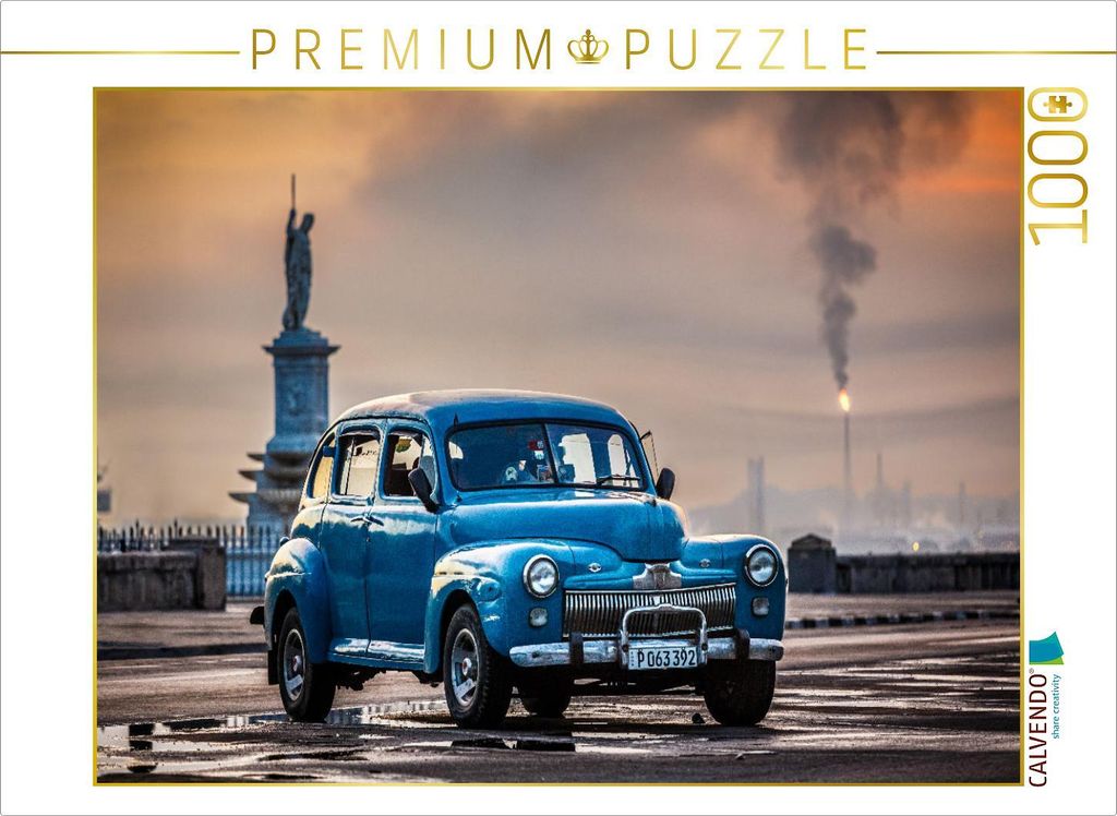 CALVENDO Puzzle Malécon, Havanna | 1000 Teile Lege-Größe 64x48cm Foto-Puzzle für glückliche Stunden