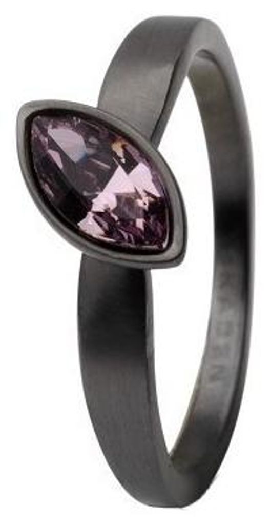 Skagen Dámsky prsteň Black JRSM034, veľkosť prsteňa:49 Obrázok produktu 