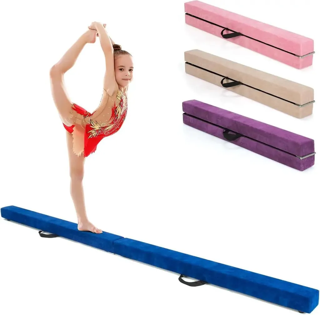 Poutre au sol de gymnastique pour enfants et entraînements à domicile