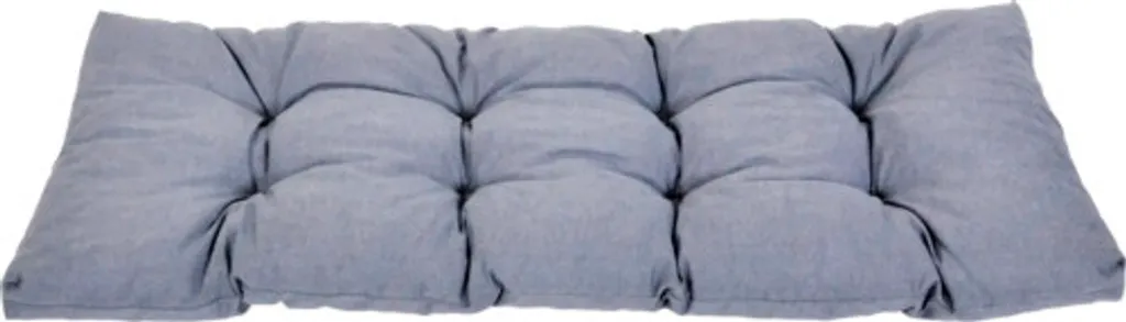 Fini le mal de dos sur le banc : coussin PREMIUM 120x45x8 cm gris foncé