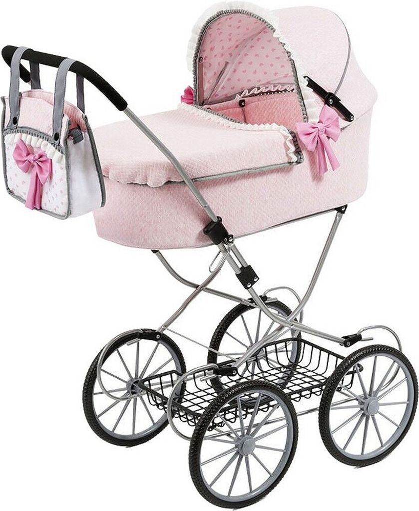 Puppenwägelchen Reig Dolls Pram Rosa 64 cm