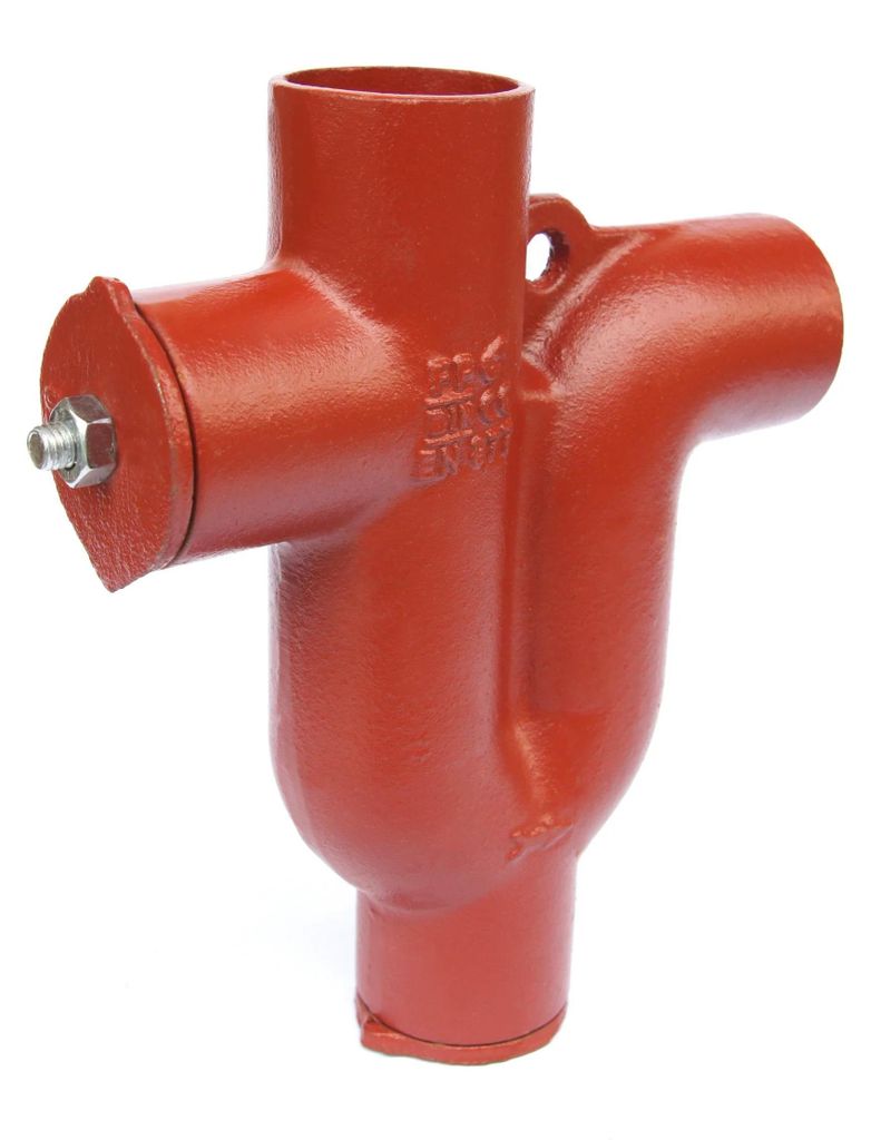 PREIS SML Siphon horizontal/vertikal DN50, muffenlos, Produktbild 