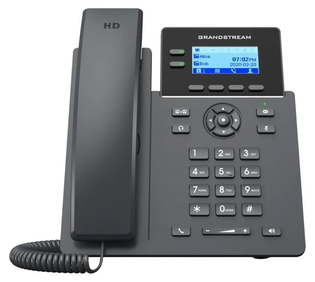 Poste Téléphonique IP Professionnel GRP2602W Wi-Fi à Large Écran LCD
