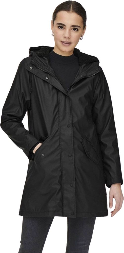 ONLY Onlsia Raincoat OTW Femme - Manteau De Pluie Élégant Avec Capuche