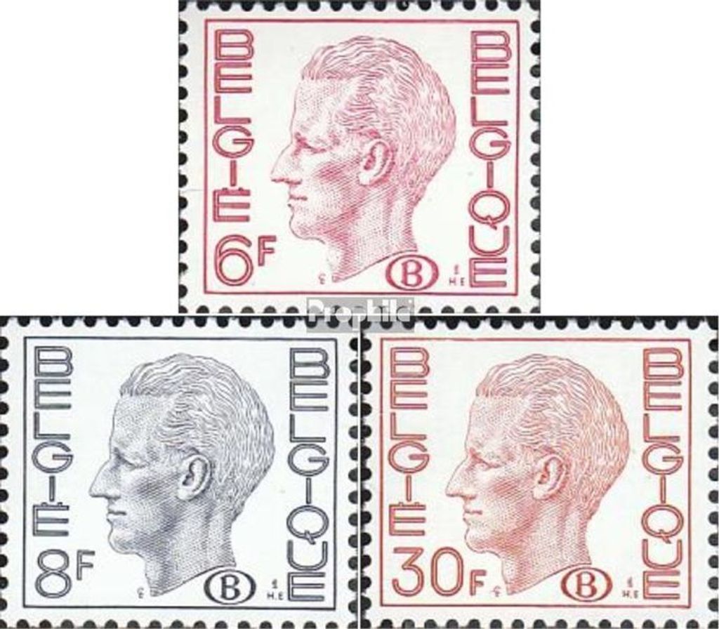 Briefmarken Belgien 1978 Mi D79-D81 (kompl.Ausg.) Produktbild 