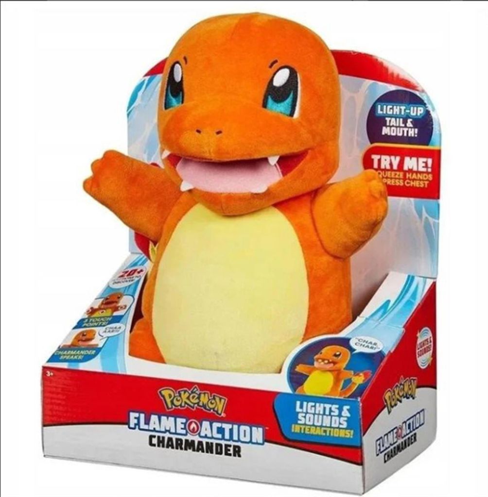 ORBICO Charmander - płomień - interaktywny pluszak Zdjęcie produktu 