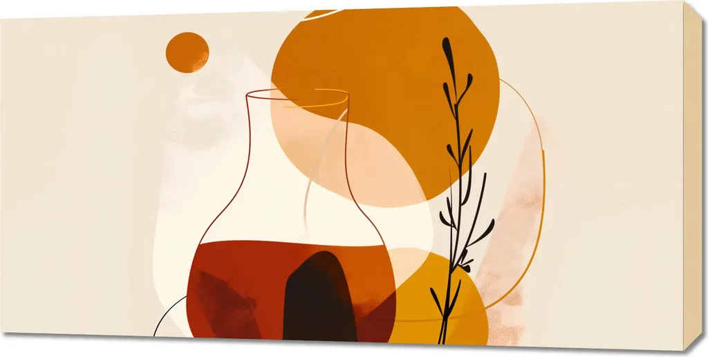 Tableau Image 100 x 50 cm Essai sur les couleurs - Toile Déco Moderne