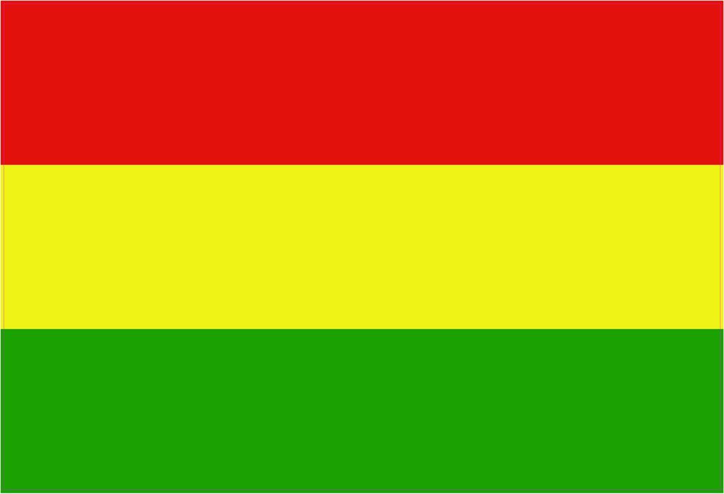 Kiwistar WANDTATTOO Sticker Fahne Flagge Aufkleber Bolivien 60 x 41cm - Dekoration für Kinderzimmer Schlafzimmer Wohnzimmer Küche Badezimmer