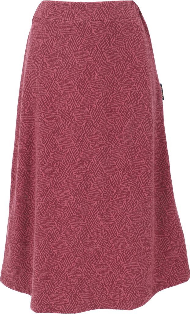 Rock aus Baumwolle, Jacquard Rock - Rostrot, Damen, Baumwolle(Bio), Größe: L