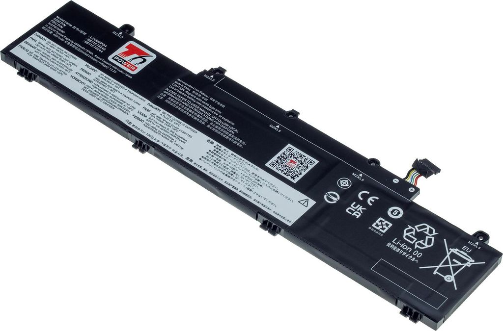 T6 Power Akku für Lenovo ThinkPad E14 Gen 4 21E4, Li-Poly, 11,52 V, 4948 mAh (57 Wh), schwarz