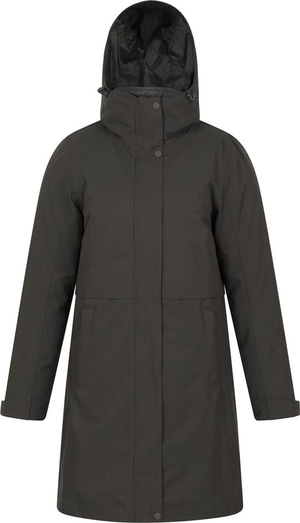 Mountain Warehouse - "Luna" Jacke, wasserfest für Damen, 3 in 1, Lang MW4877 (42 DE) (Khakigrün)