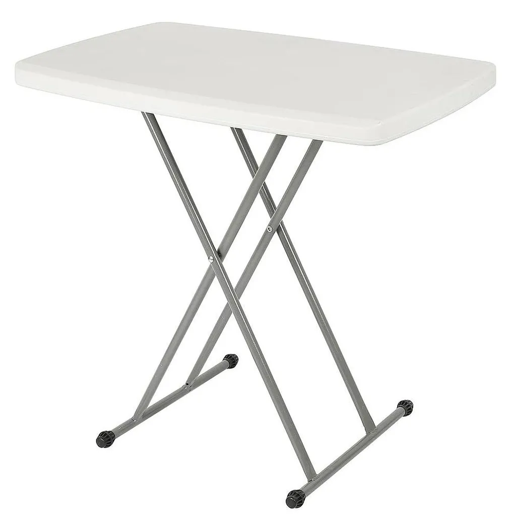 Table de camping pour 2 personnes pliable et transportable 76x50 cm