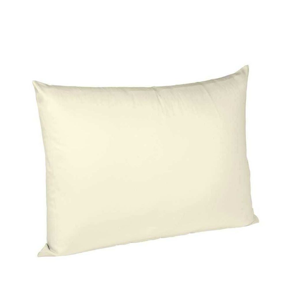 Fleuresse Mako-Satin-Kissenbezug uni colours creme 2610