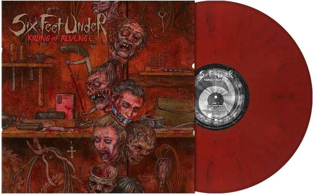 LP Vinyle Marbré Sang Six Feet Under - Killing For Revenge Death Metal