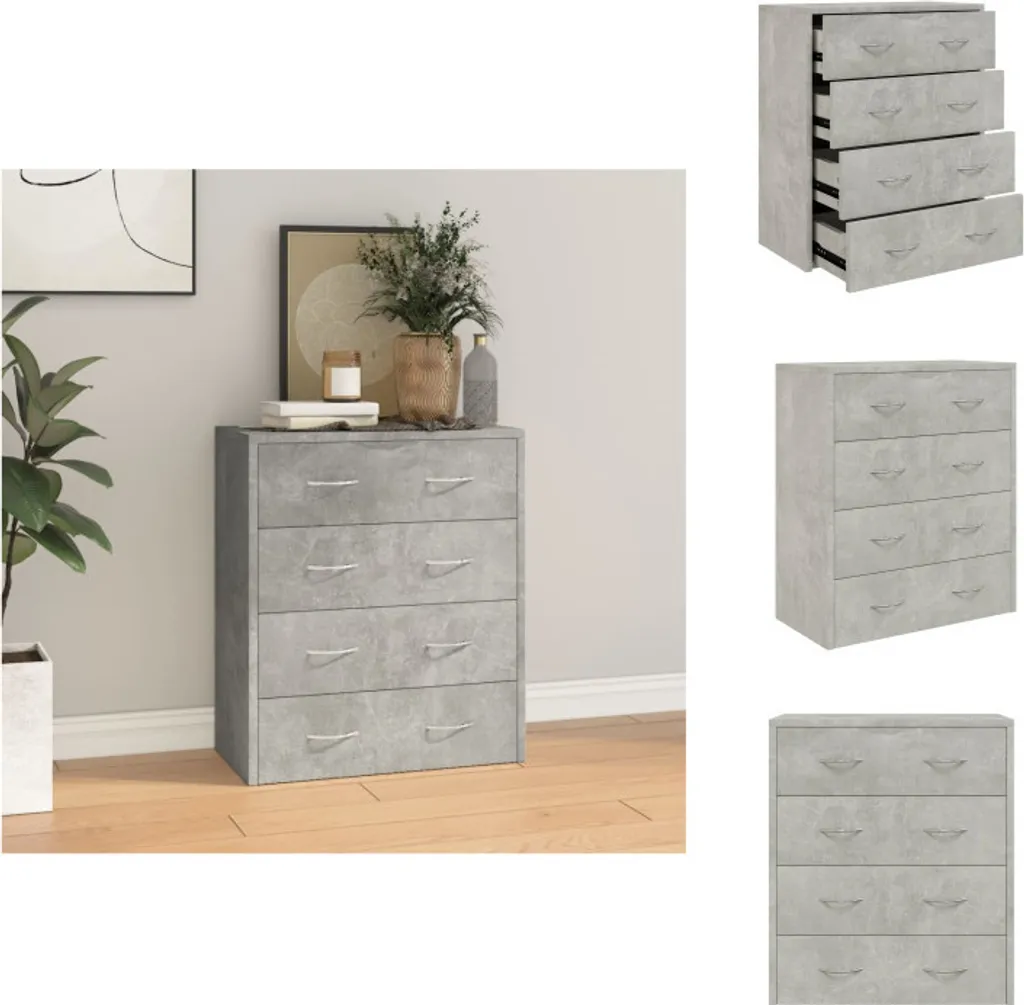 Scarpiera in legno ingegnerizzato grigio Sonoma 60 x 34 x 63,5 cm