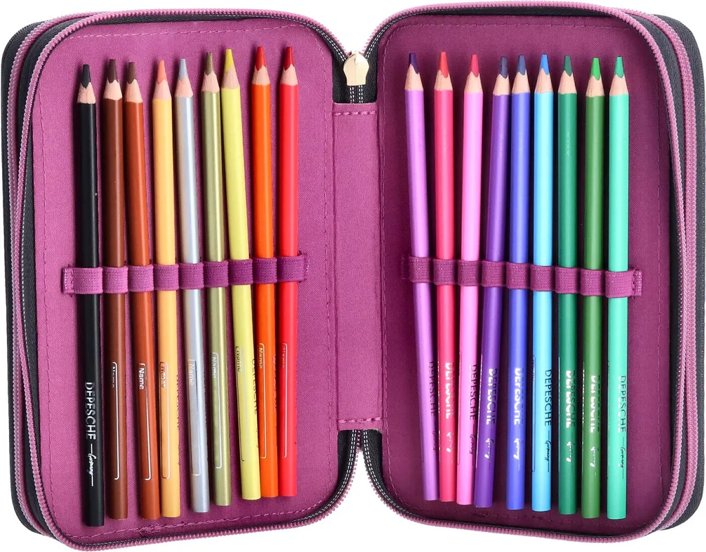 Trousse TOPModel Rebel Kitty Depesche à 3 Compartiments Garnie