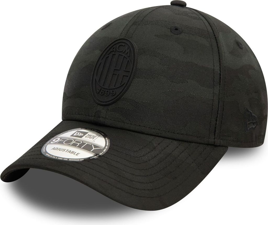 New Era 9Forty Strapback Cap - TONAL CAMO AC MAILAND schwarz