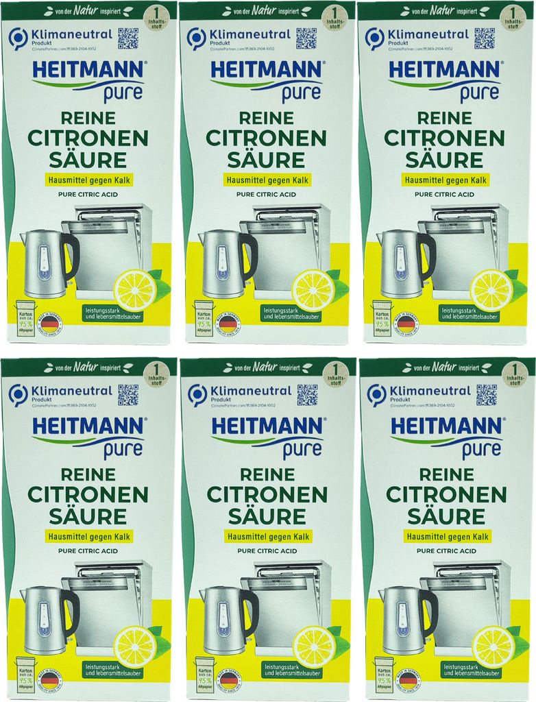 Reine Citronensäure gegen Kalk, Entkalker, Putzmittel mit Produktbild 