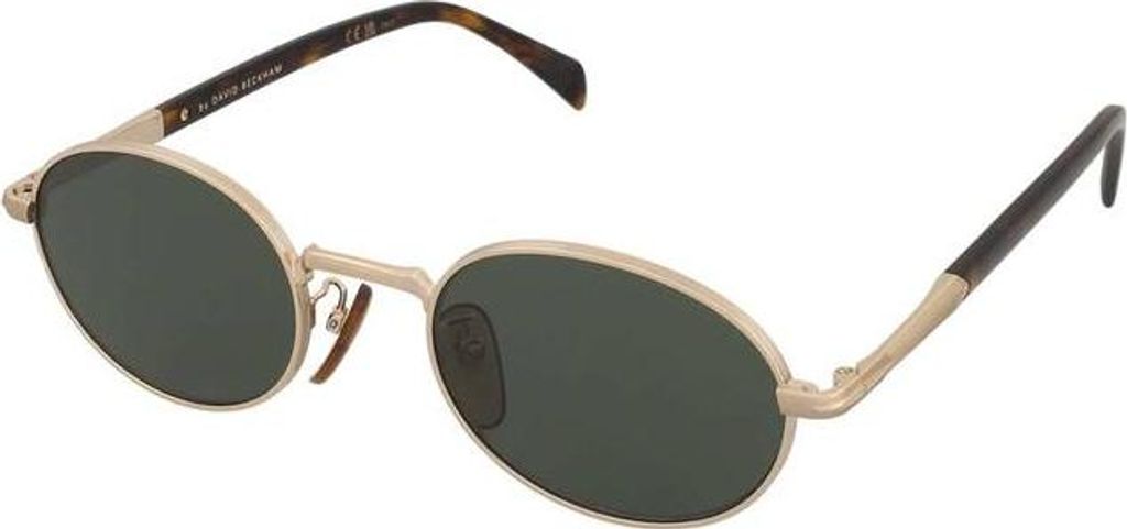 David Beckham DB 1196/S GOLD HAVANA/ GREEN LIGHTGREEN ANTIREFLEX 52/22/145 Herrenbrillen Sonnenbrillen