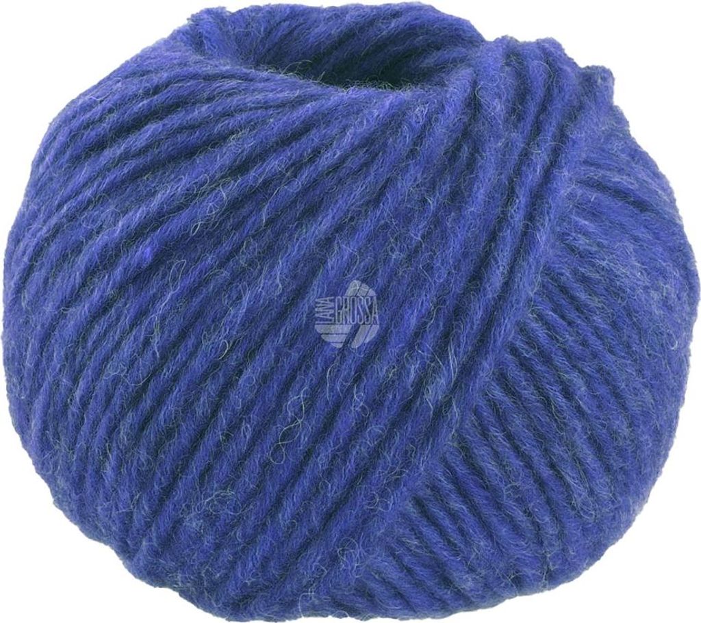 Lana Grossa ECOPUNO CHUNKY 50 g voluminöse Netzgarnstruktur aus Baumwolle 70 m Farbe 150 - Royal