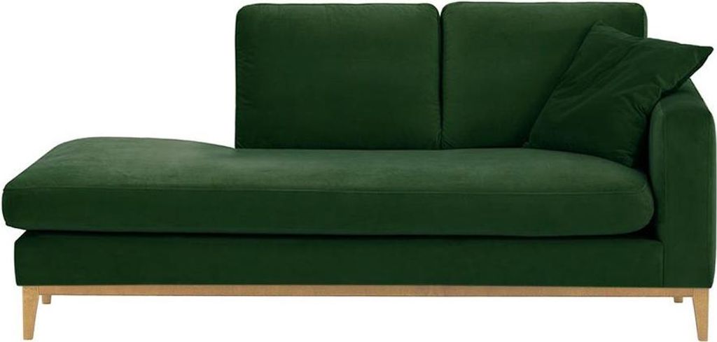 Rechtsseitiges Chaiselongue Covex Wood-Velluto 10-like oak
