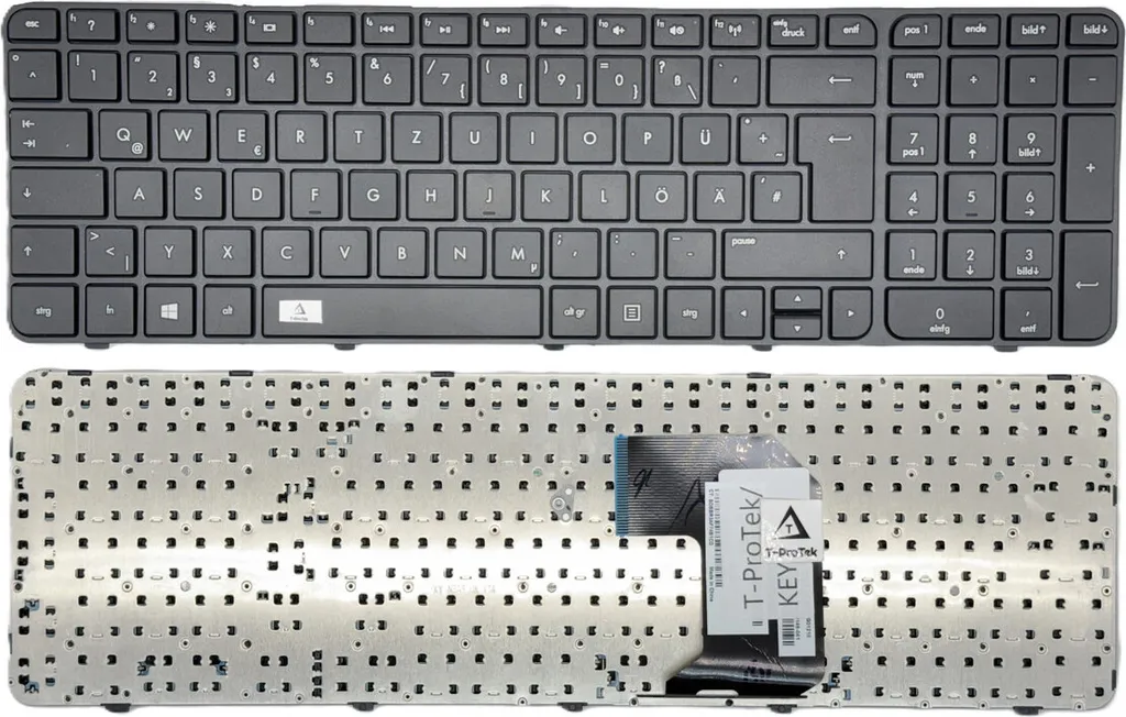 Réparer clavier HP Pavilion G7-2008sg, pièce de remplacement noir mat