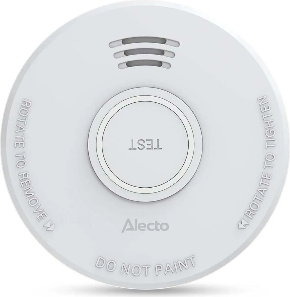 Détecteur de fumée Alecto SD110 2X blanc avec pile 1 an - Lot de 2