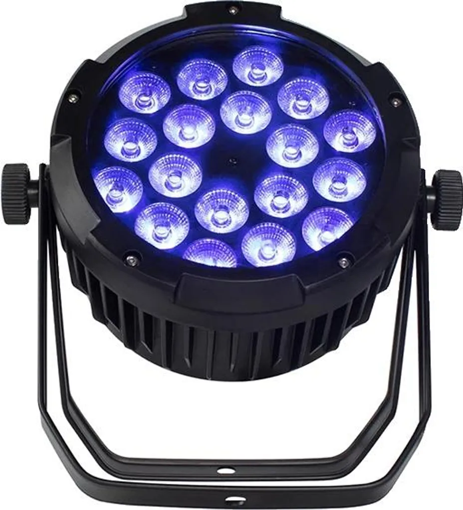 Projecteur LED Par IP65 étanche 18x18W, éclairage DMX haute puissance
