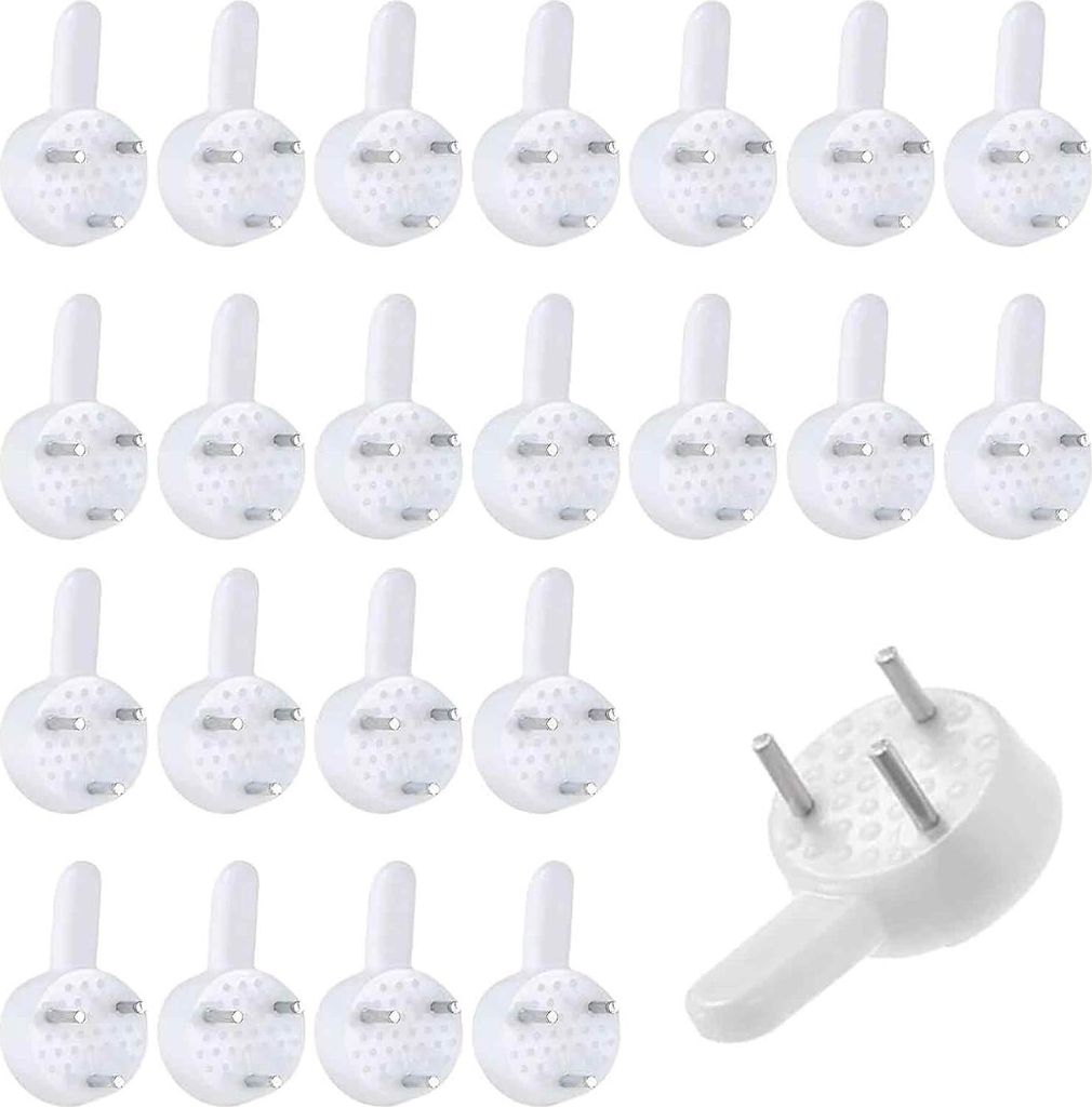 30 Stück spurlose Bilderhaken für harte Wände, Bilder-Aufhängeset für Bilderrahmen-Befestigung, sortiertes Bilderaufhänger-Set für Hartbau, ...