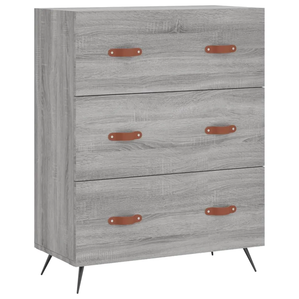 Mobile Archivio Grigio Sonoma 90cm - Organizzazione Office & Home